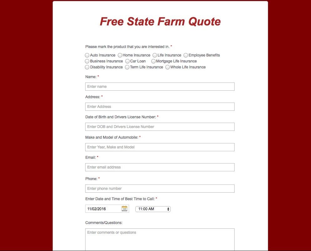 State Farm Car Insurance Quotes Best Of State Farm Auto ...