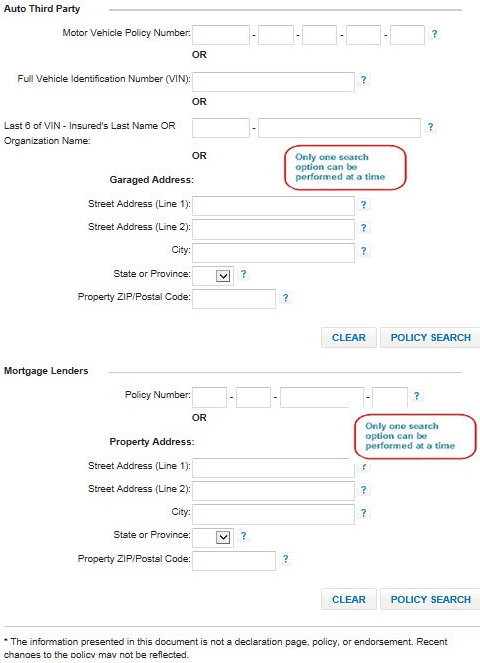 Policy Search example