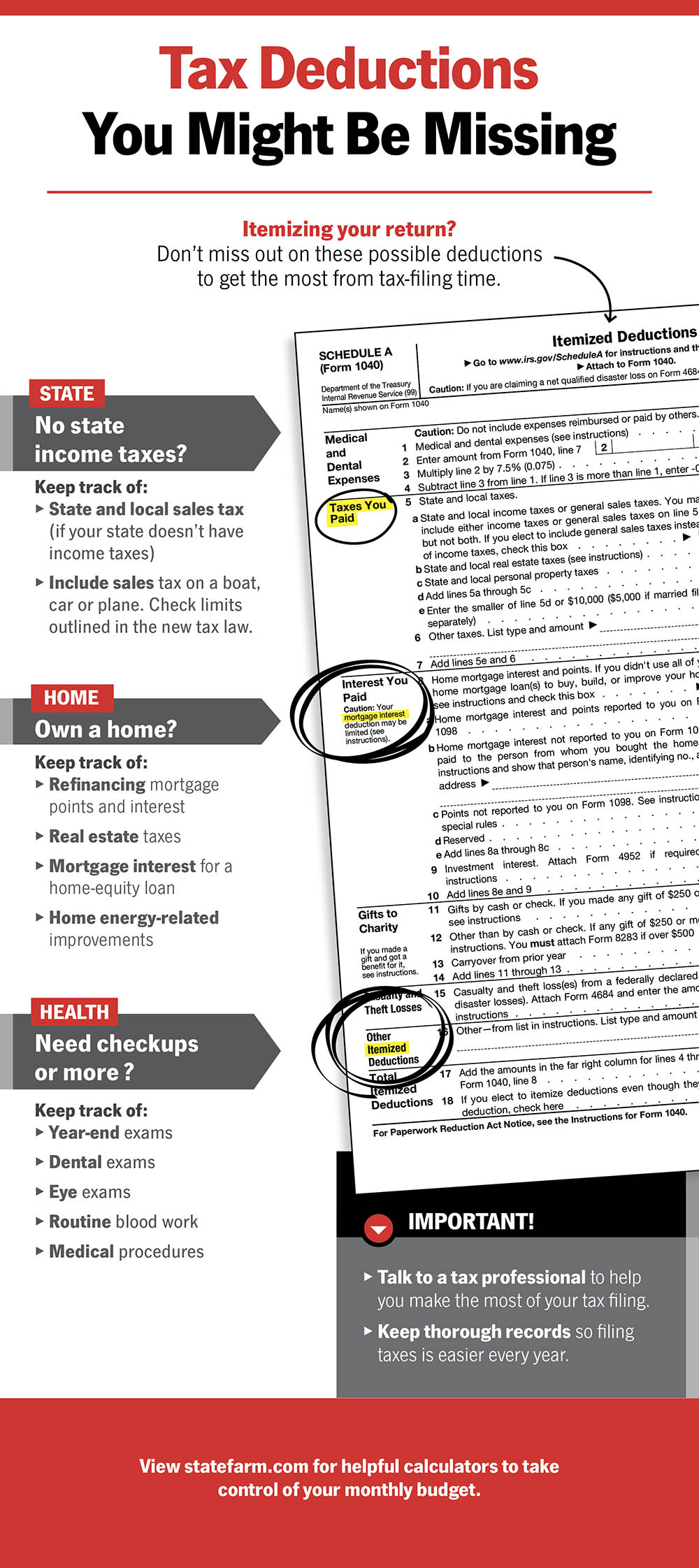 What tax deductions for new homeowner