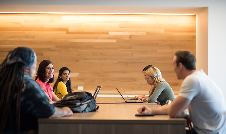 Group in a meeting room