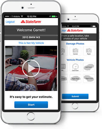 The State Farm Pocket Estimate app (image)
