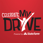 This is the State Farm Celebrate my Drive logo
