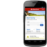 Image of State Farm mobile web